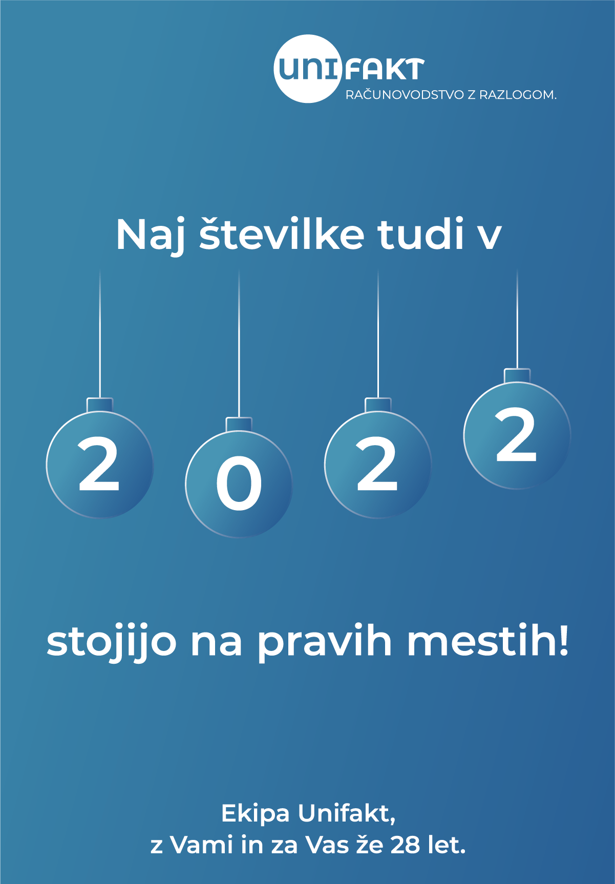 Unifakt računovodske storitve - Vam želimo Alenka Grbac Marič, Helena ...