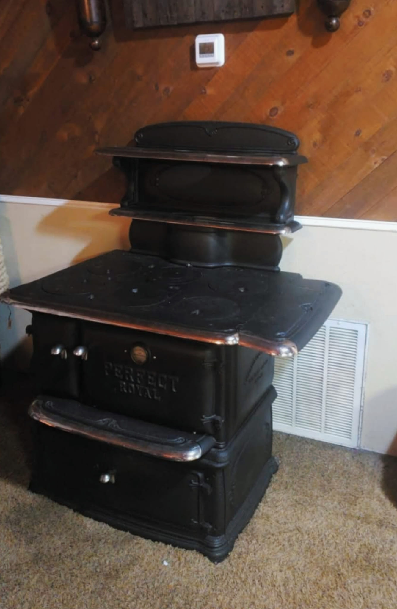 Authenticity and value of antique Westinghouse stove with anti-war  display picture 1