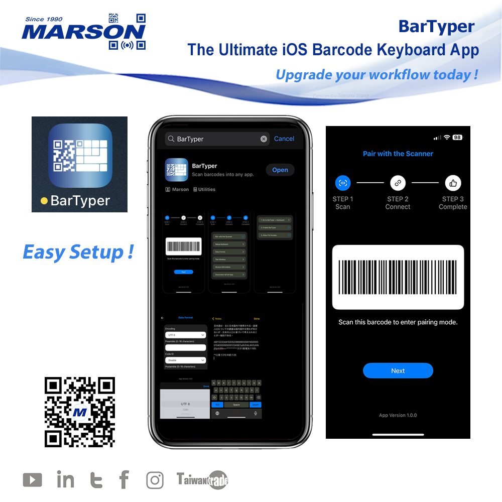 【New APP】BarTyper - the Ultimate... - Marson Barcode Scanner | Facebook