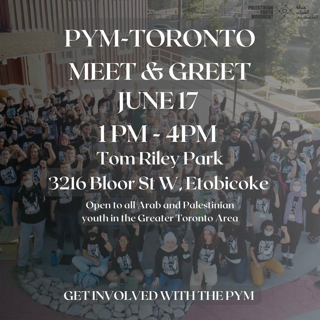 Palestinian - ‼️TORONTO‼️ Are you an Arab youth who lives in the GTA ...