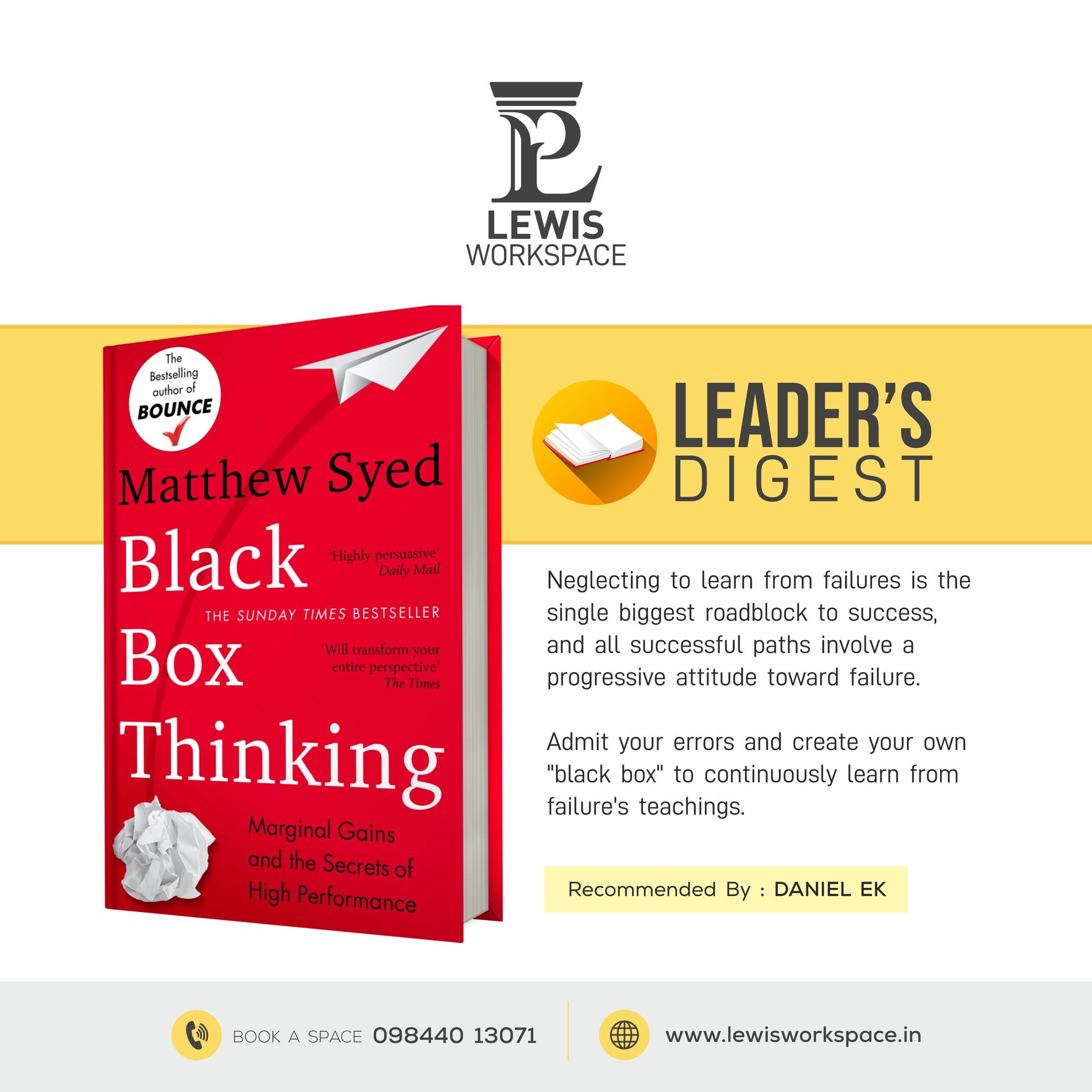 Lewis Workspace - “Studies have shown that we are often so... | Facebook