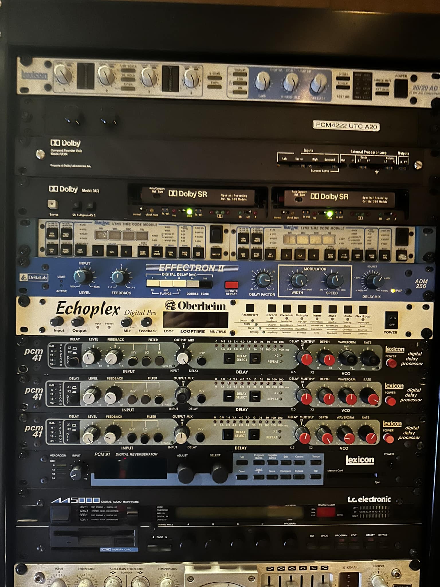 These are my demo rigs at my shop in North Hollywood. I had