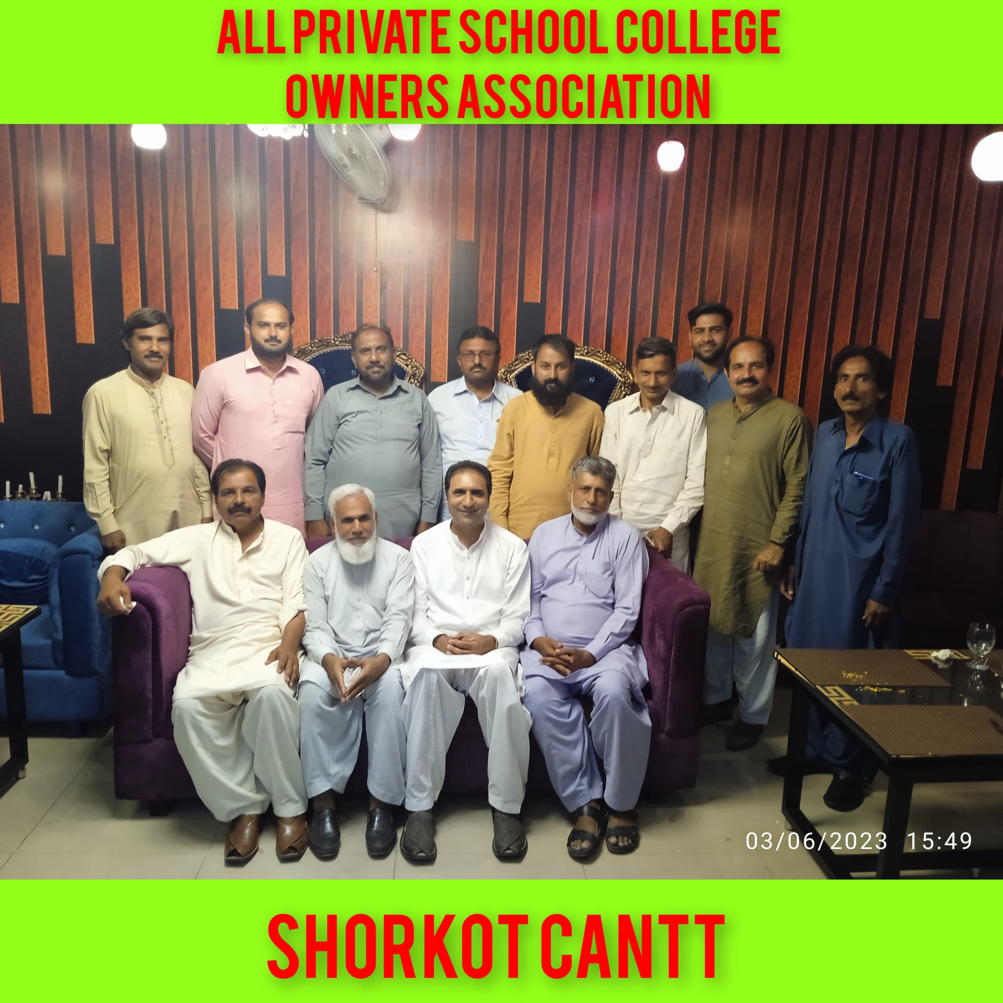 All Private School College Owners Association Shorkot Cantt