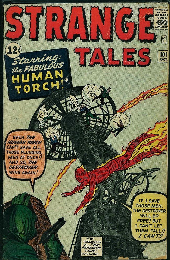 Classic Comic - Strange Tales #101 (1962) - Human Torch series