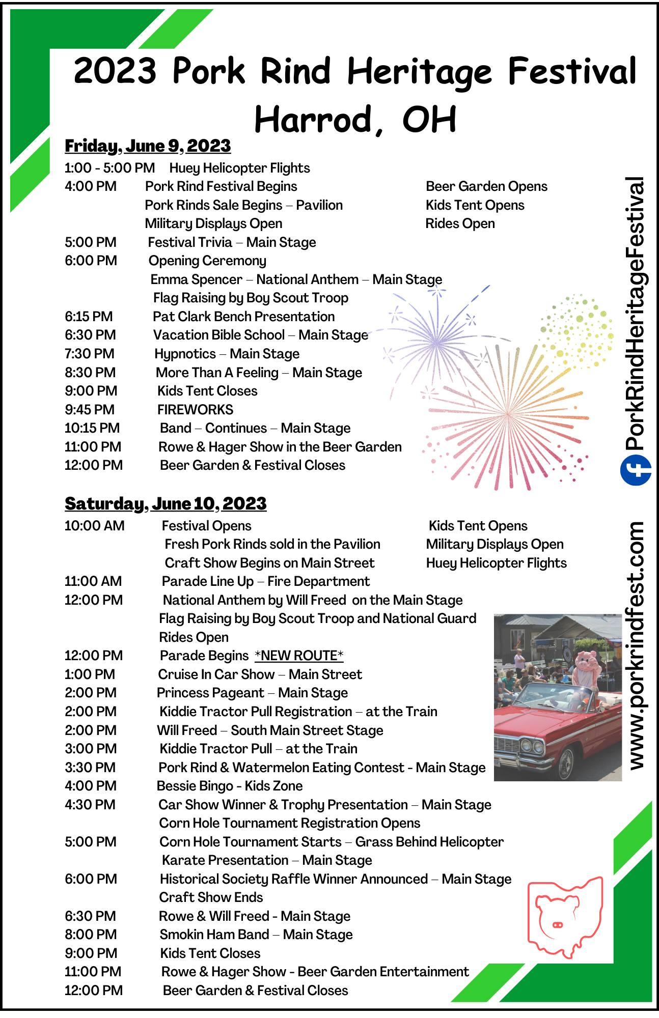 Here is our detailed... Pork Rind Heritage Festival Facebook