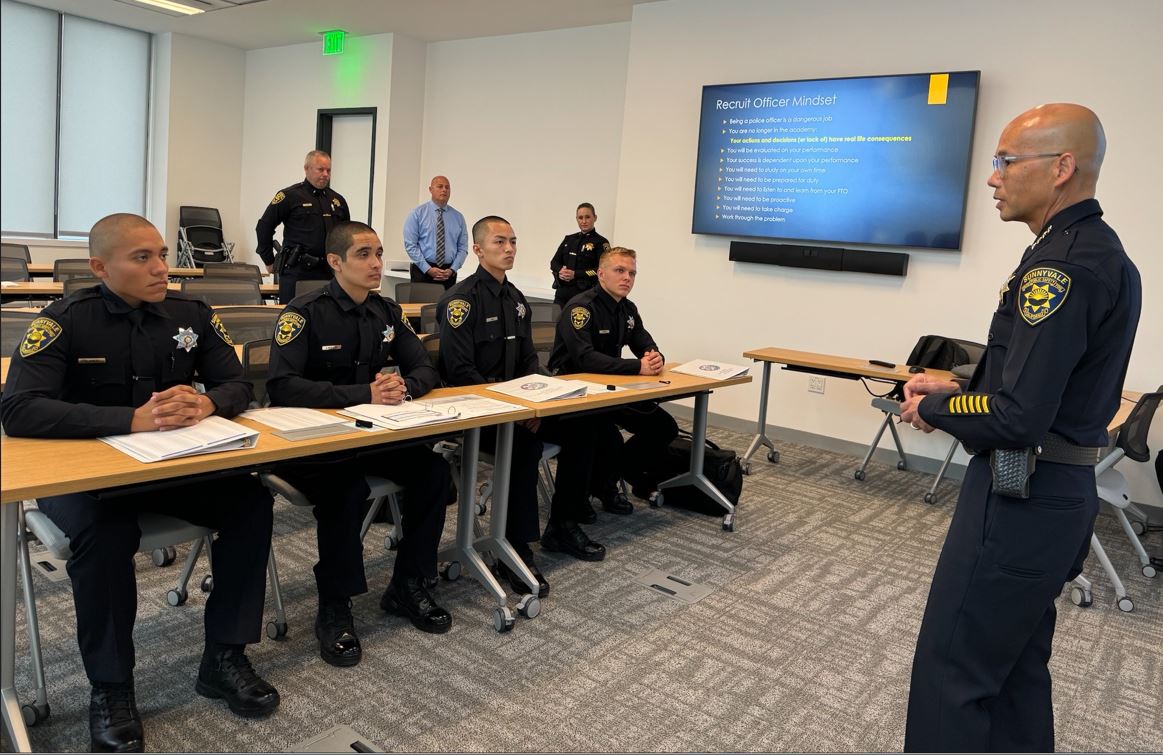 Sunnyvale - Graduation may have been yesterday, but training continues ...