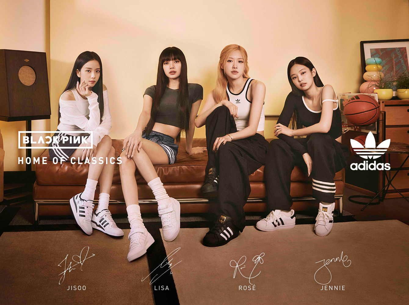 adidas Originals🖤HOME OF CLASSICS with BLACKPINK🩷】 adidas