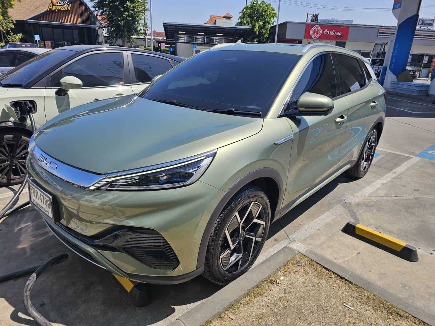 EV - เช่ารถไฟฟ้า BYD Atto3 Extended Range สีเขียวสุดเท่ ที่เชียงใหม่! 🌿 ...