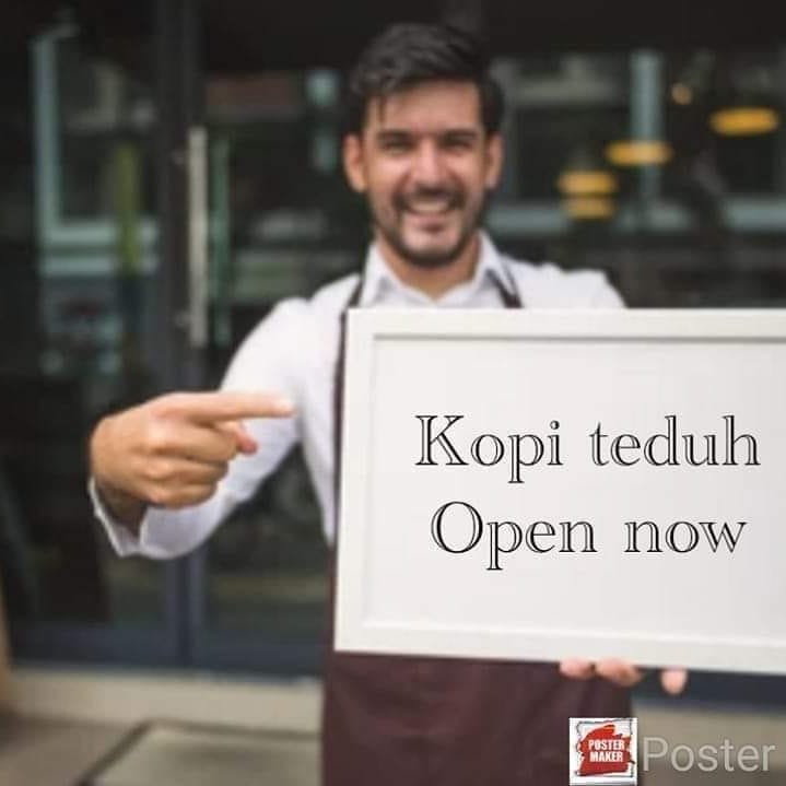 KOPI TEDUH RASA - Assalamualaikum. hari ini kedai kami...