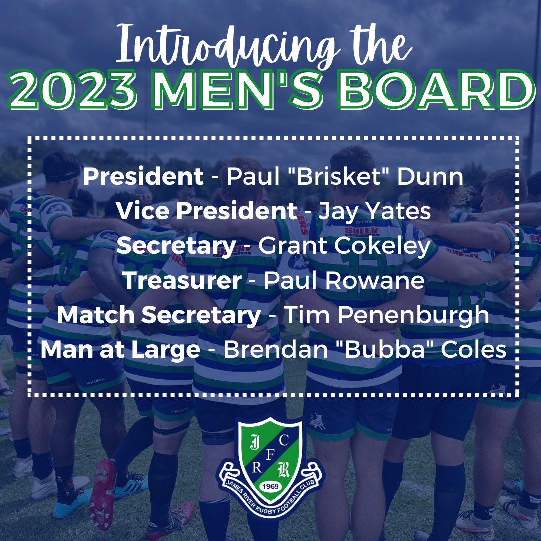 James River RFC - We are proud to introduce the 2023 James... | Facebook