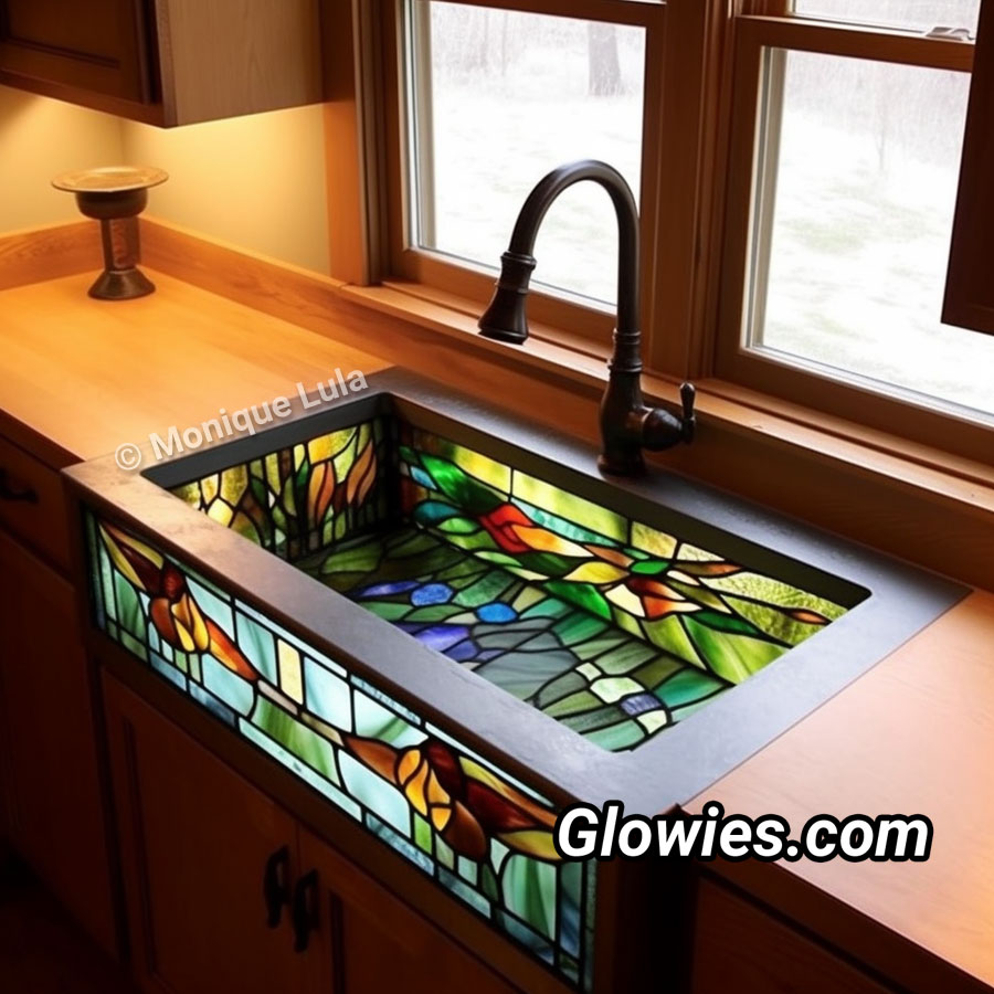 💧 STAINED GLASS KITCHEN SINK 💦 - Glow Lockets by Monique Lula | Facebook