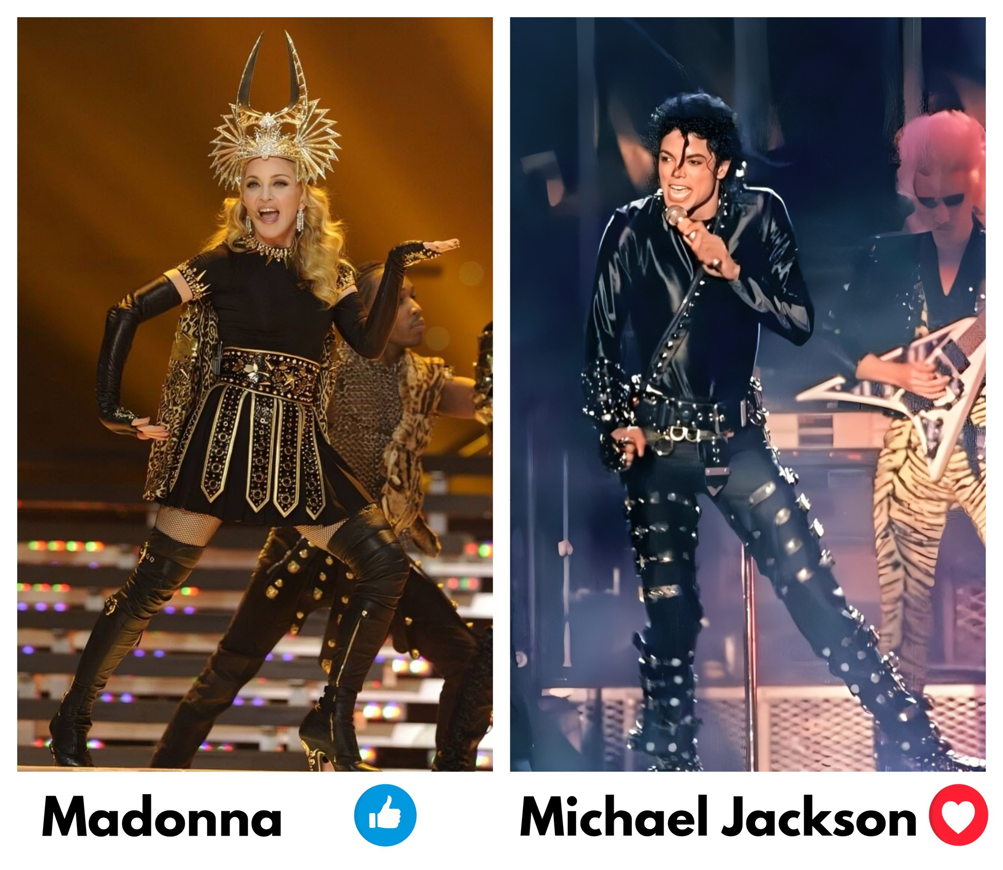 Best Performer Madonna Or Michael Jackson