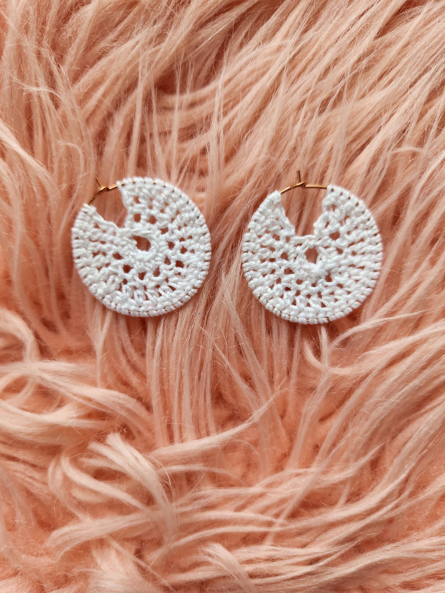Handmade earrings by Chavena Crochet Crafts