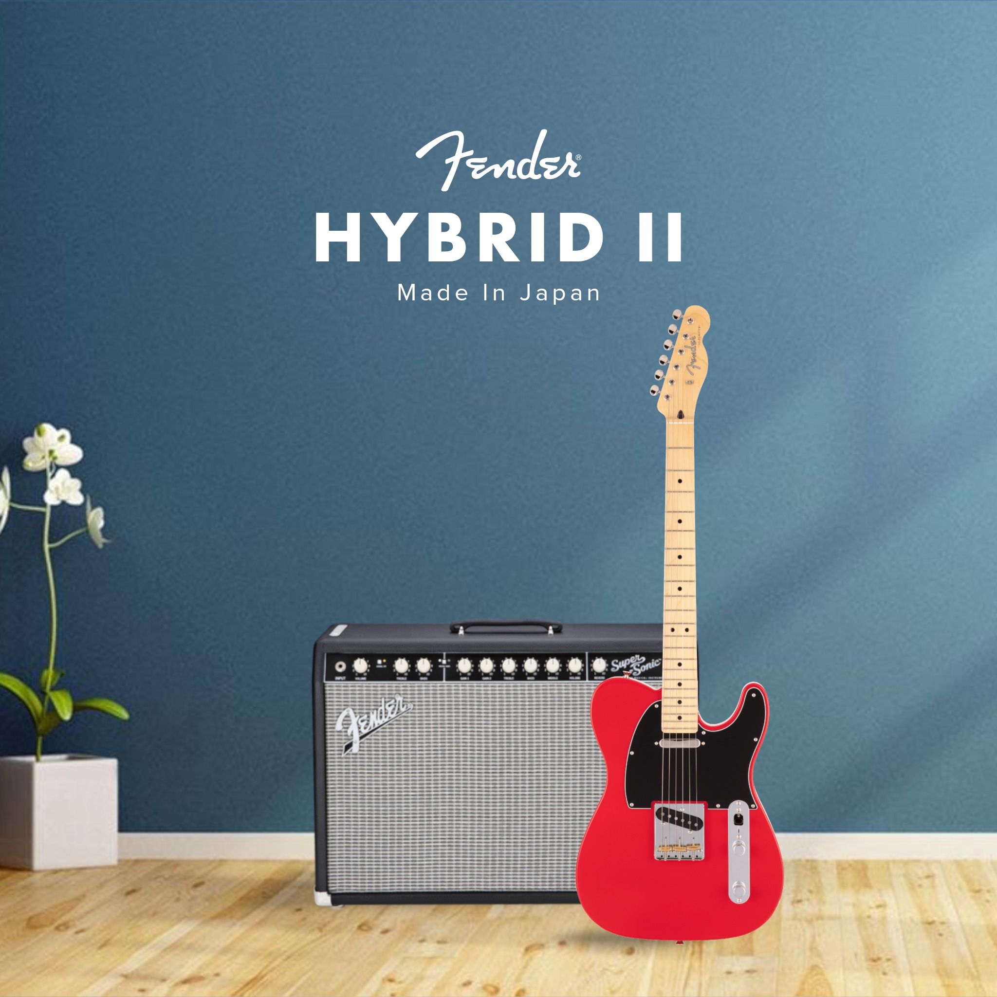 Fender Japan Hybrid II in Twilight Finish