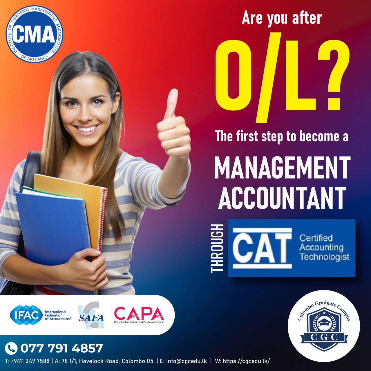 Colombo - 📊💼 After O/L? Become a Certified Accounting Technologist ...