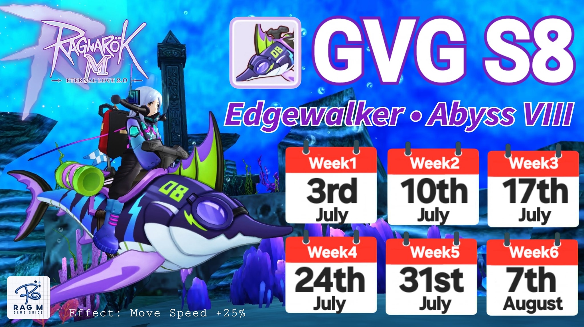 Rag - ⚔️ Upcoming GVG Season 8 Schedule SEA Season 8 > Week 1: 3rd July ...