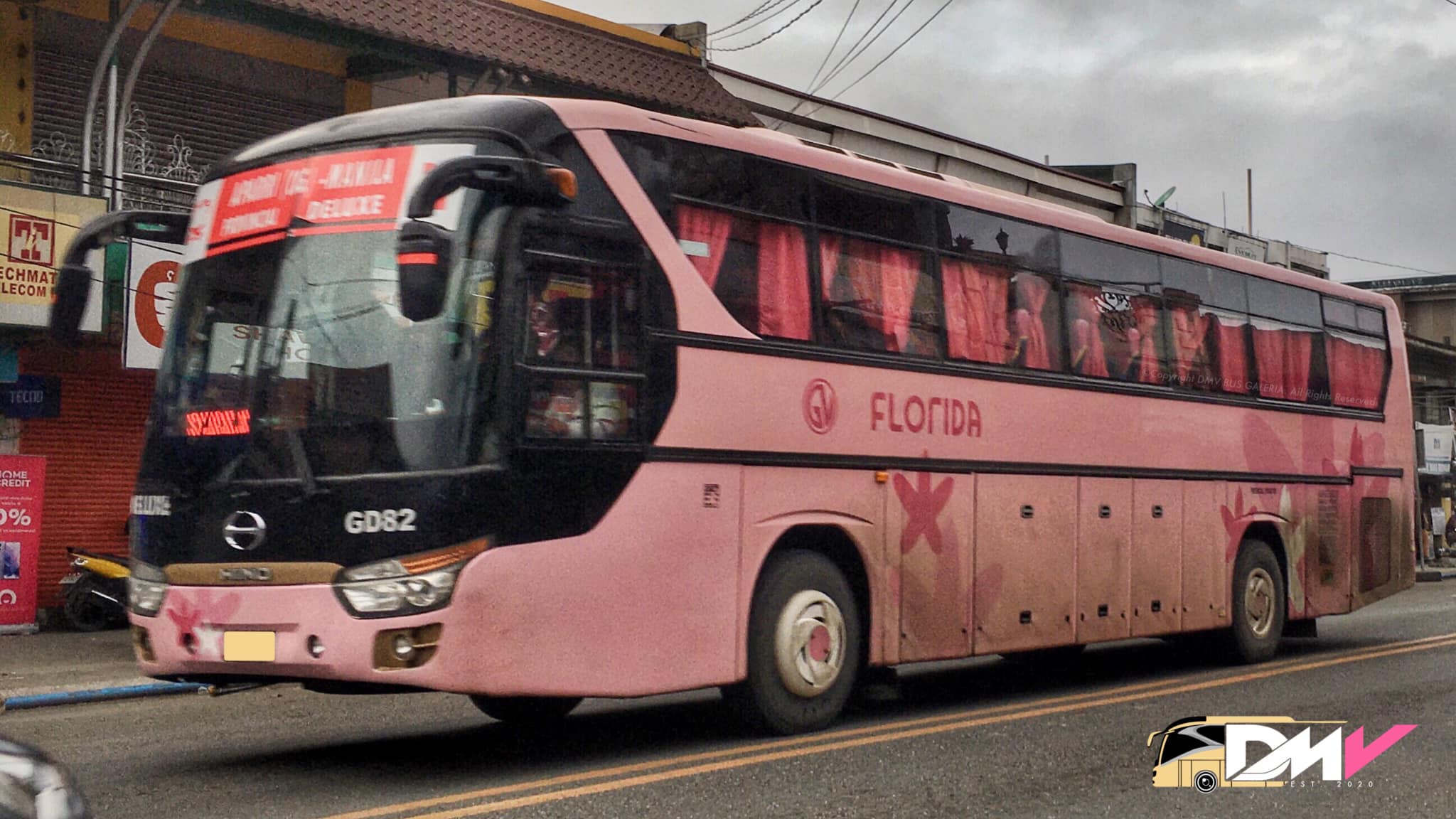 DMV - Pinky on a Rush GV Florida Transport Inc. || GD82 GVF Bus Body ...