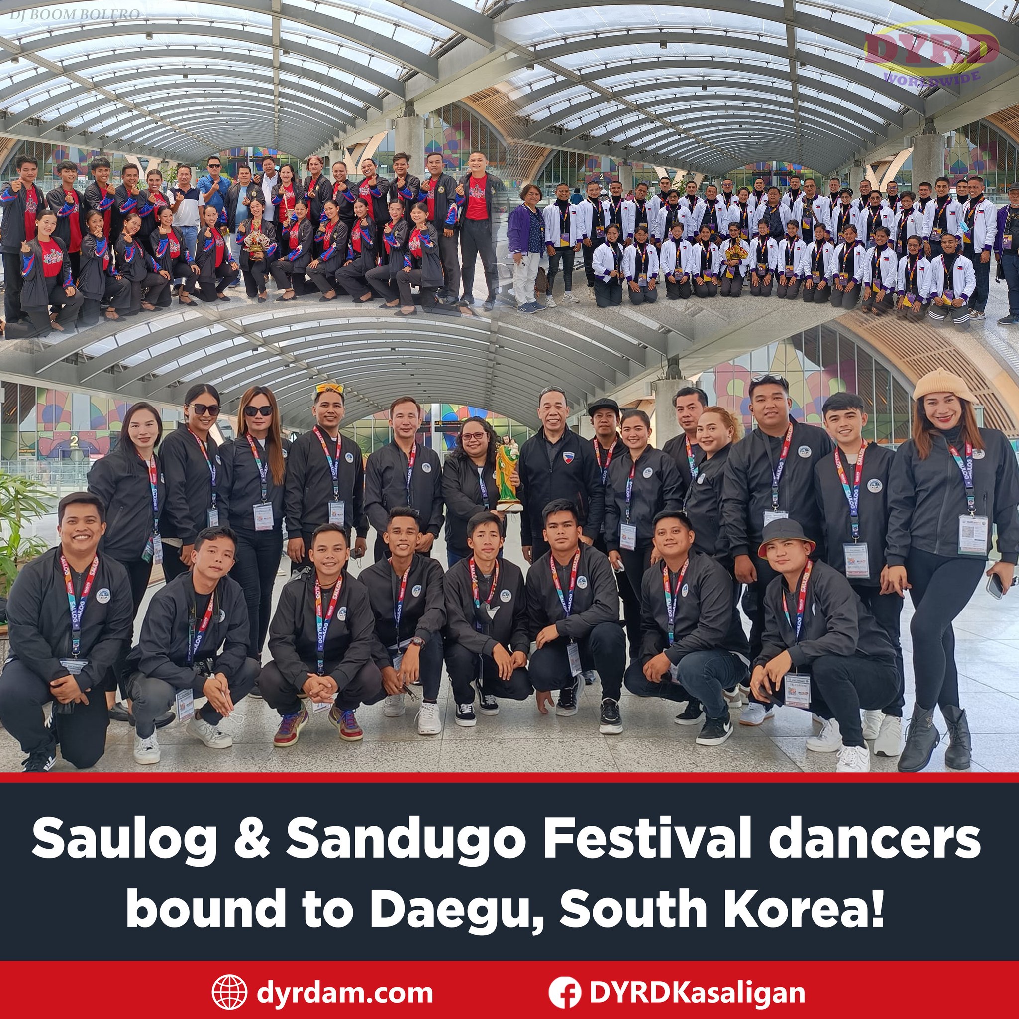 OFF TO SOUTH KOREA 🇰🇷 Good luck... - DYRD Bohol ang Kasaligan