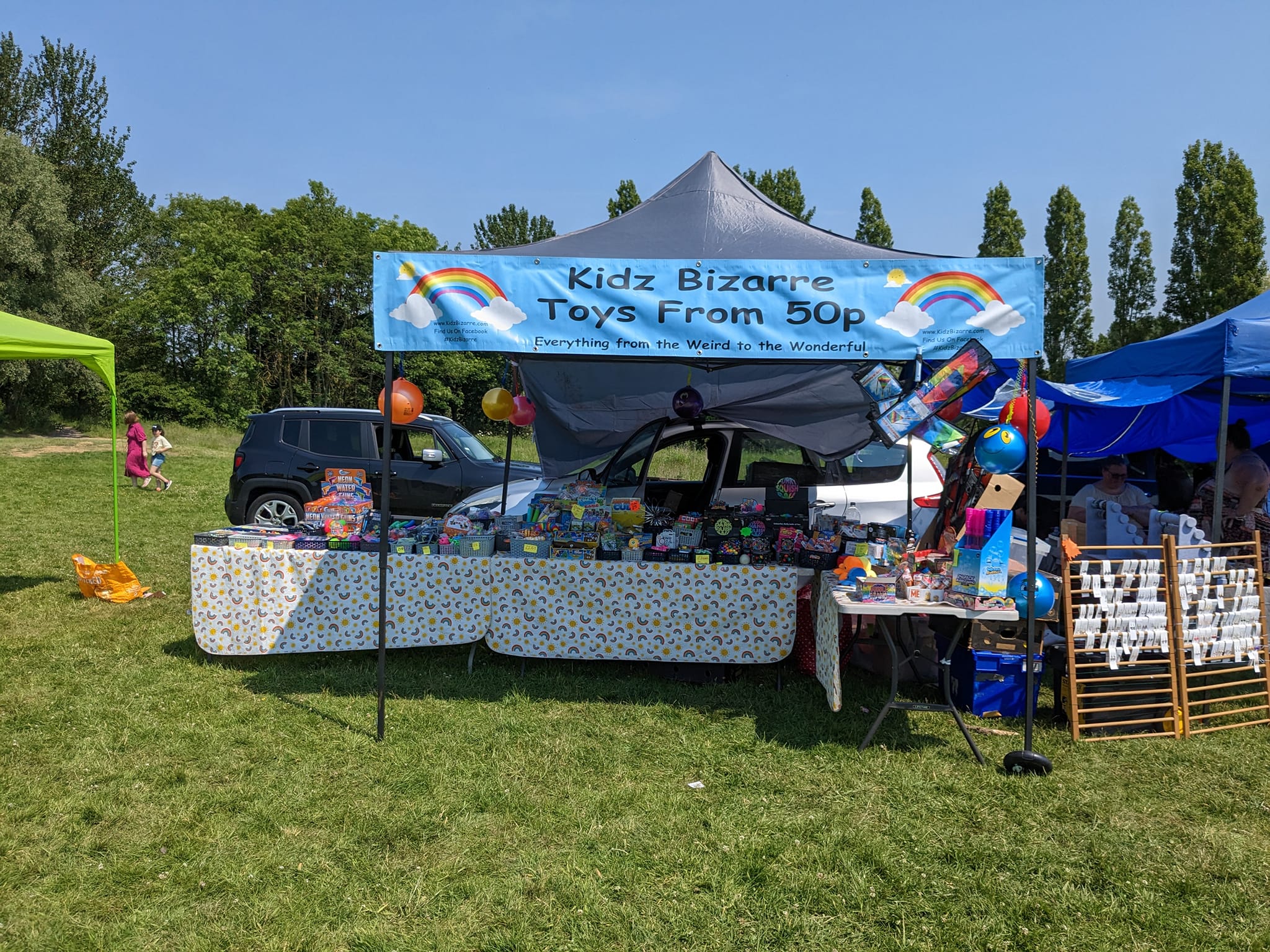 All set up Ryton Pools... - Kidz Bizarre Pop up Toy Shop