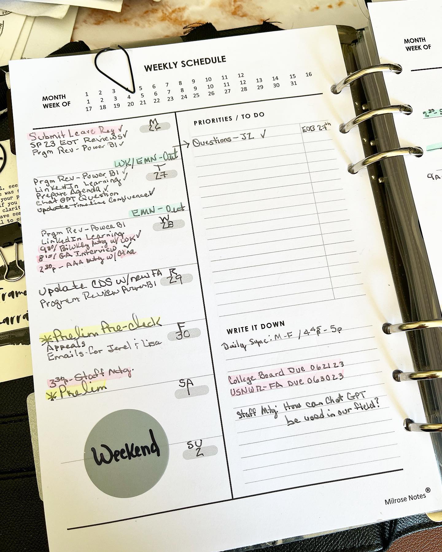 Liza's Planner - Happy Wednesday! Mid-week check-in. How's...