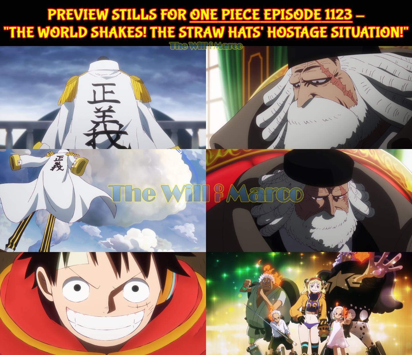 ONE PIECE EPISODE 1123 PREVIEW STILLS!!! 🔥 (Airing on April 5th)