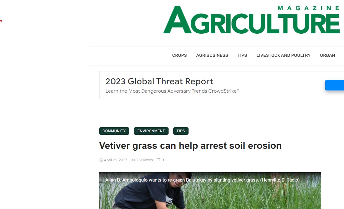Vetiver Craft - Vetiver Grass is now soaring high in Davao... | Facebook