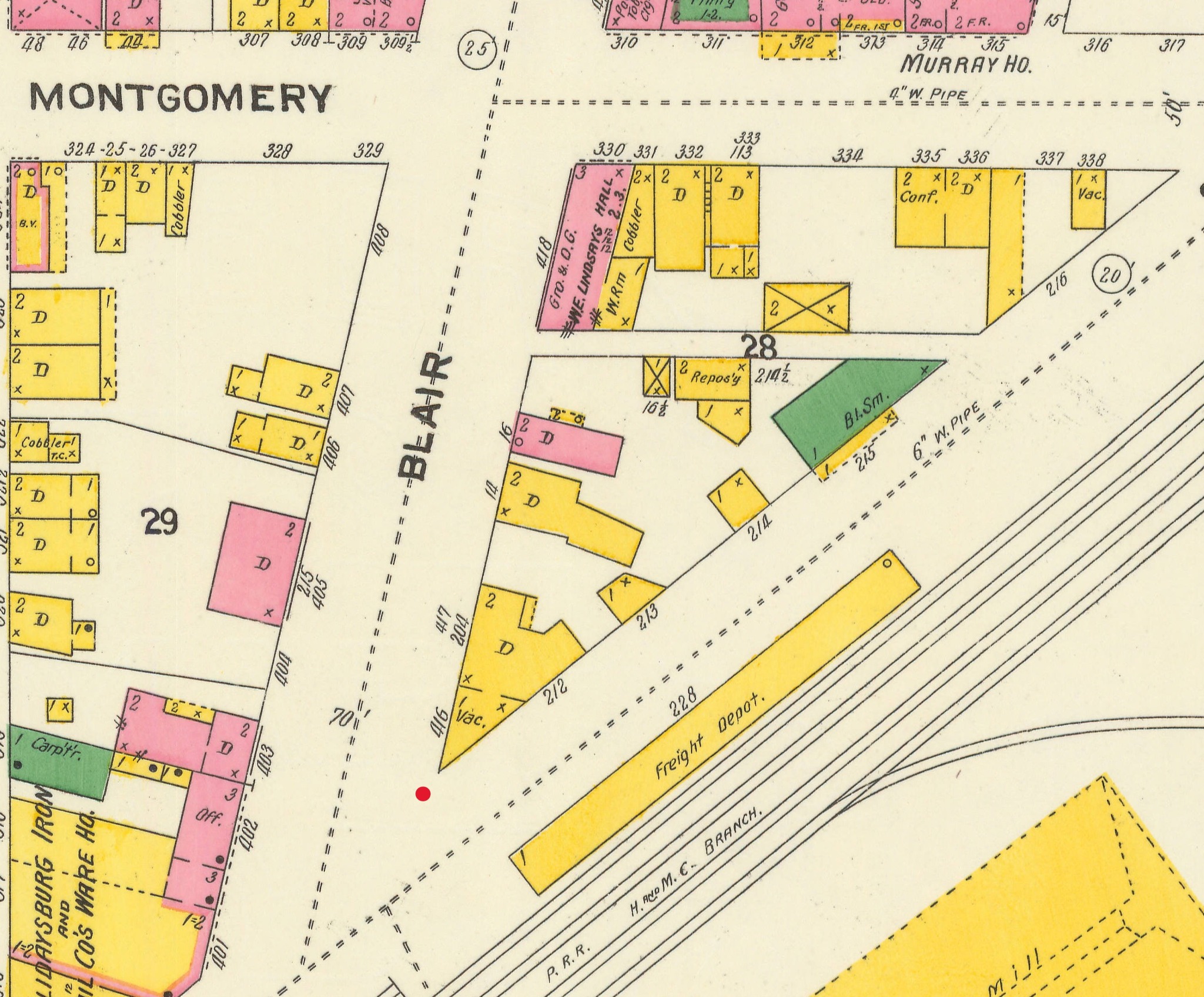 Historic - 1911 Sanborn Map- Plumbing Shop | Facebook