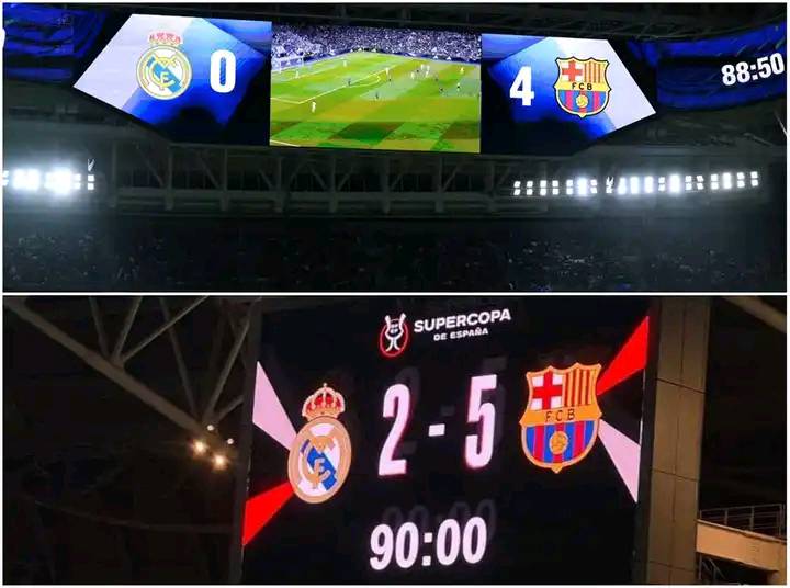 FC Barcelona 9-2 Real Madrid. Every club in Europe feārs Real