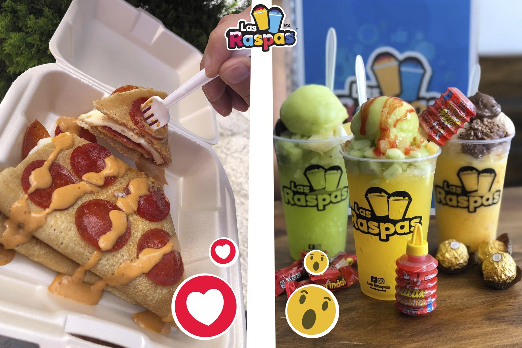 Las Raspas MX - ¿Cuál se te antoja mas? ️ Team Crepitas...