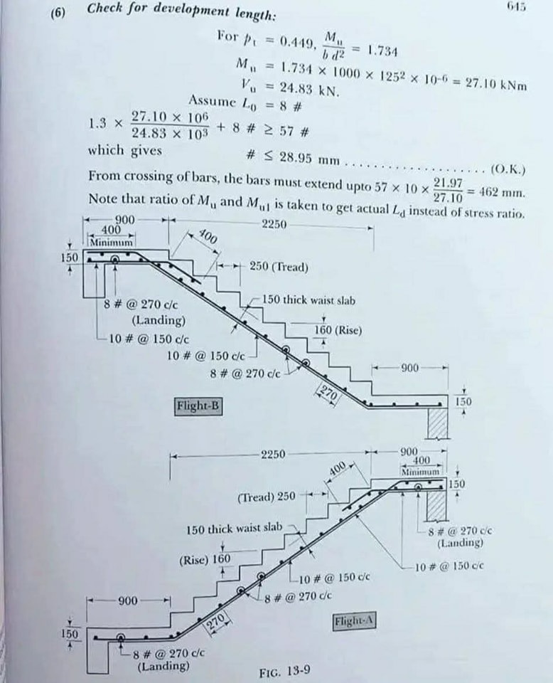 Civil - a detailed structural drawing of a reinforced concrete (RCC ...