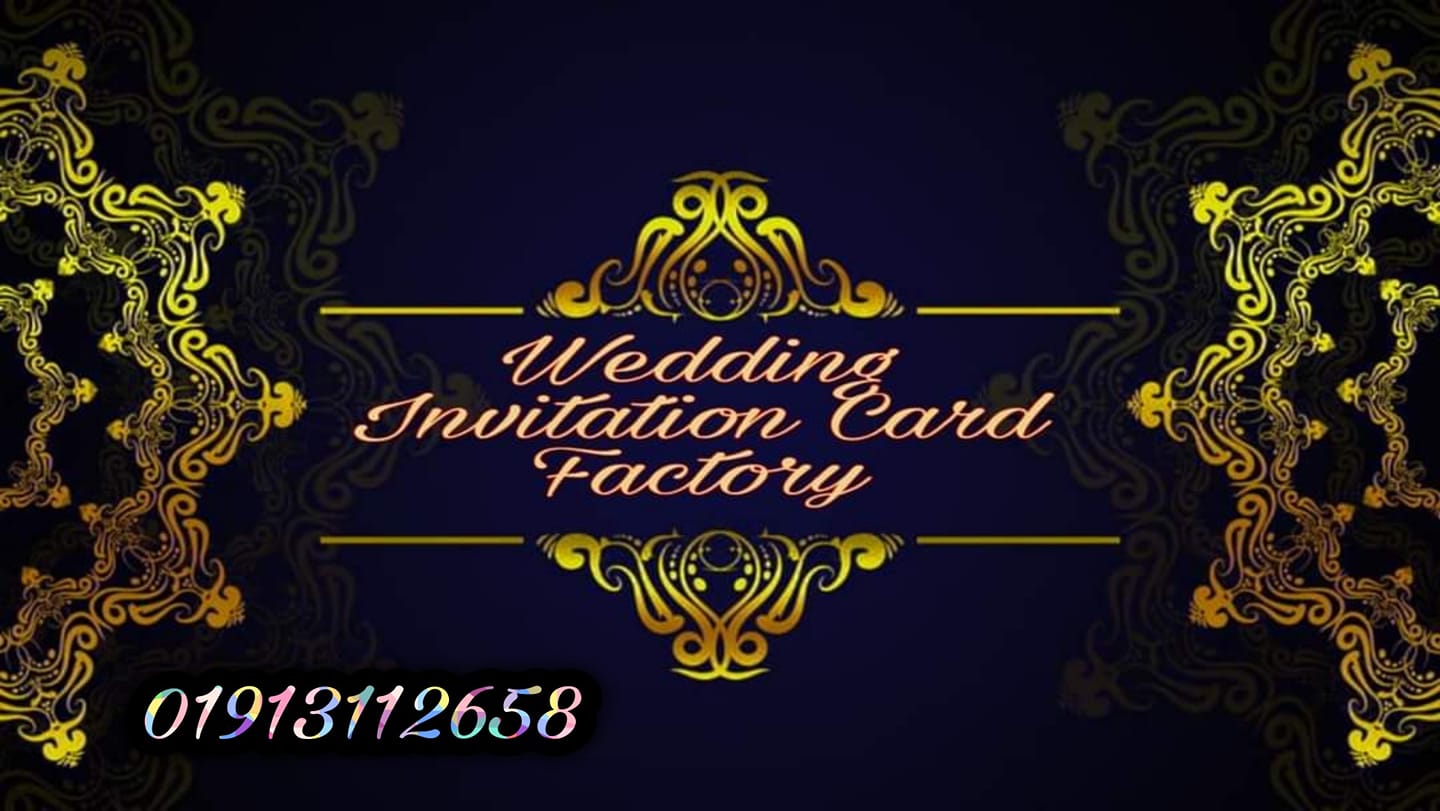 Wedding Invitation Card Factory | Dhaka