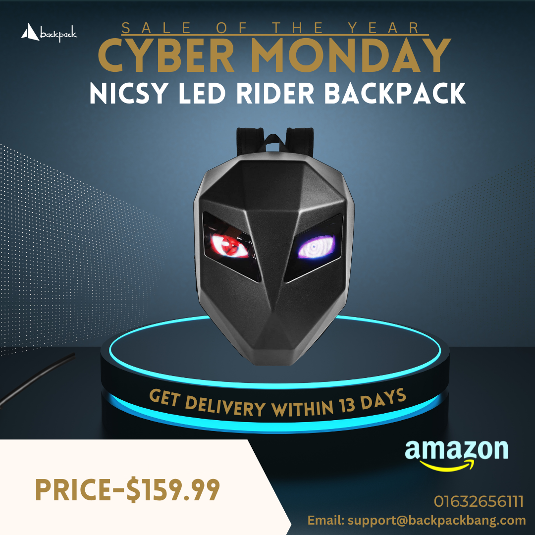Backpack - NICSY LED Rider Backpack, Laptop Bag Motorcycle... | Facebook