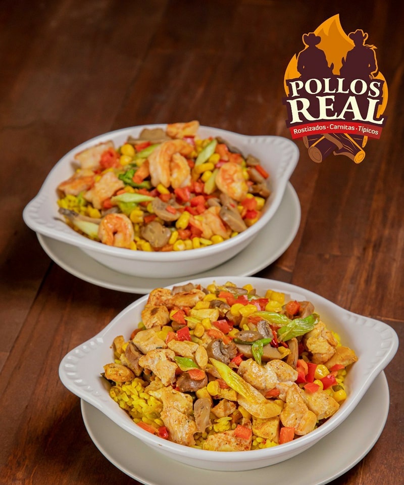 Pollos Real - 🤠 Dos ricas opciones de arroces que puedes... | Facebook