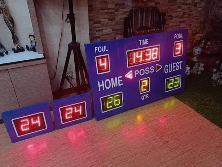 ON-SALE Wireless Made to Order Basketball Scoreboard with Shot clock ...