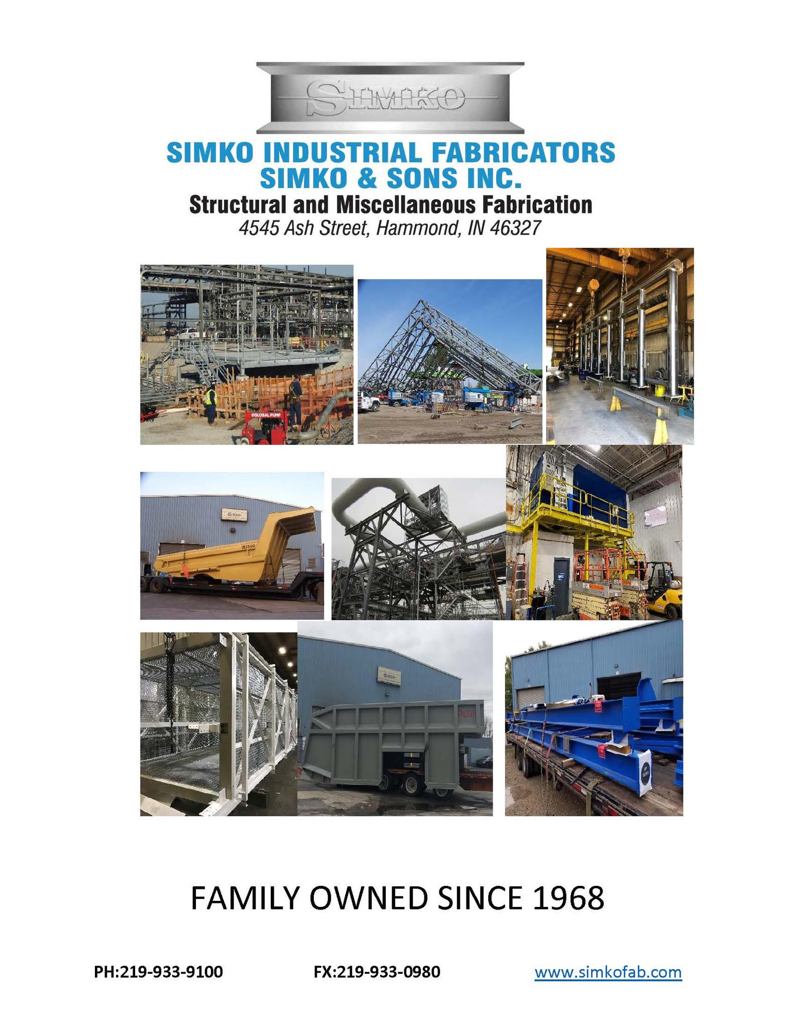 Simko Industrial Fabricators Inc | Hammond IN