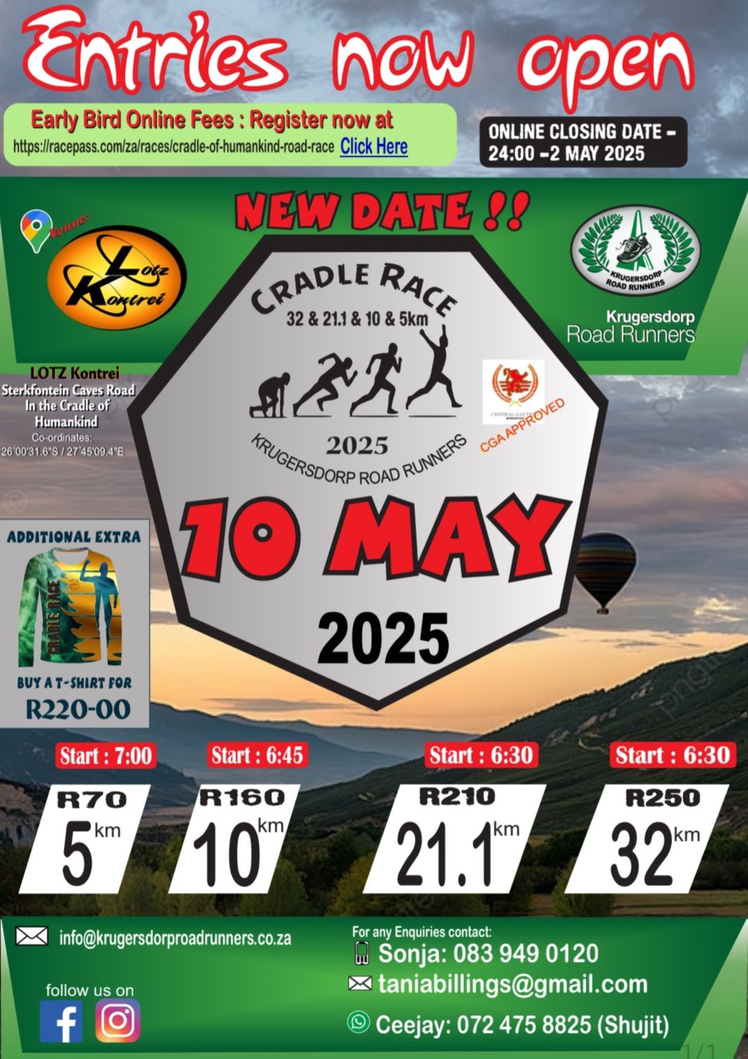 Benoni Northerns Marathon - TOMORROW, TOMORROW IS THE BIG DAY! 1 DAY TO ...