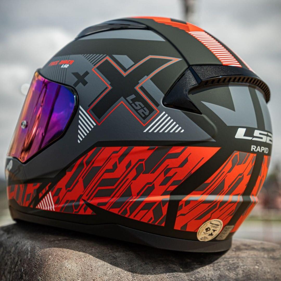 LS2 Helmets Bangladesh - LIGHT AND SMOOTH LS2 FF353 Rapid XTREET (Gloss ...