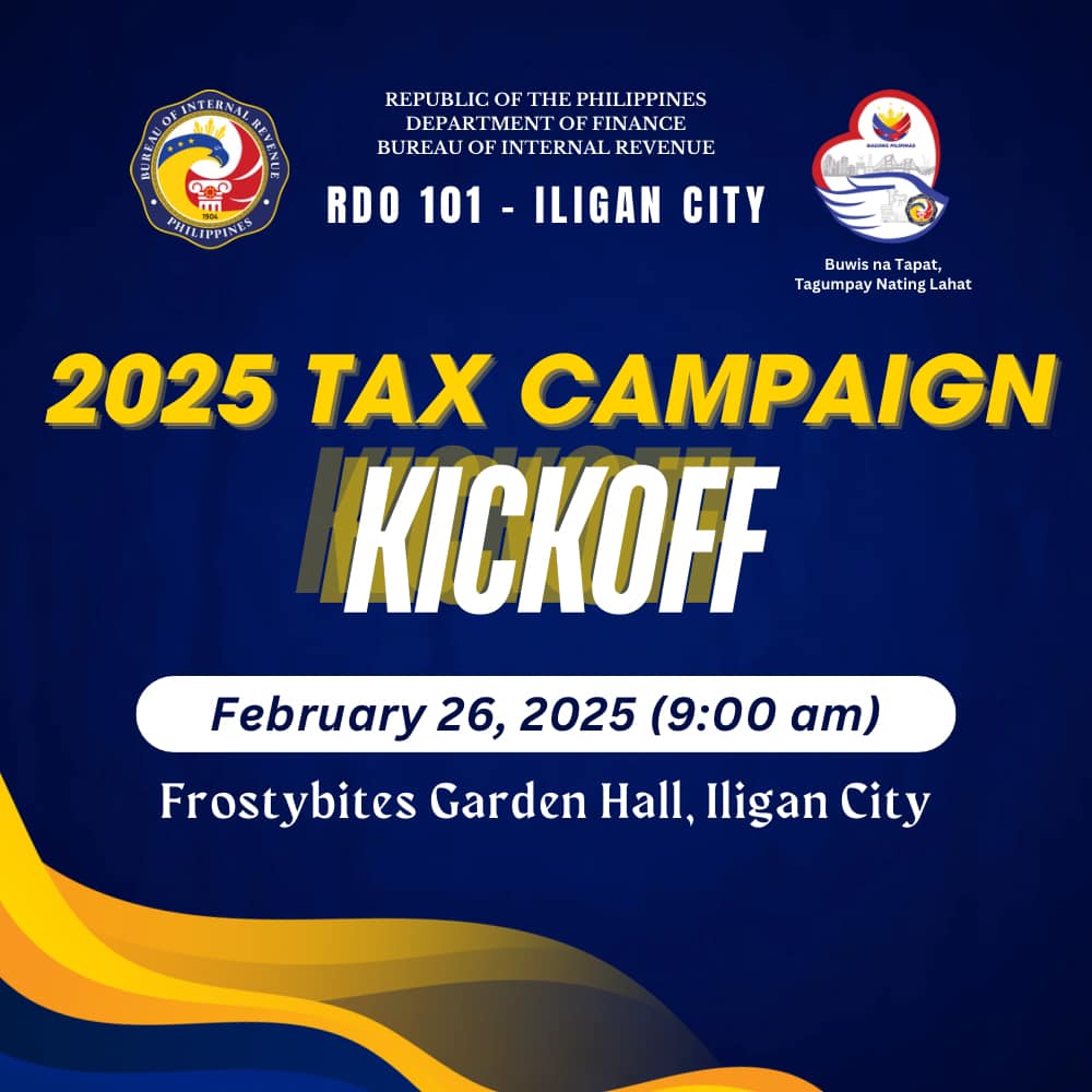 𝐑𝐃𝐎-𝟏𝟎𝟏... - BIR Revenue District Office 101 - Lanao del Norte | Facebook