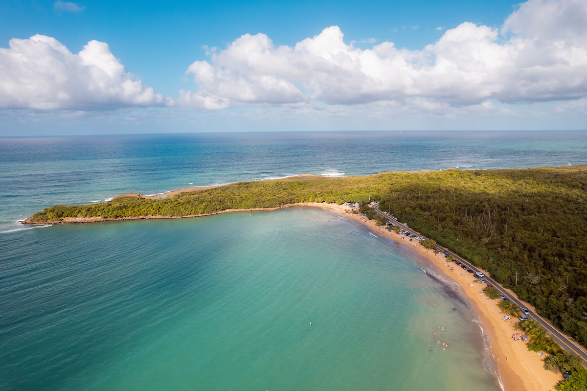 Discover - Playa Vacía Talega is a crescent-shaped beach in Piñones ...