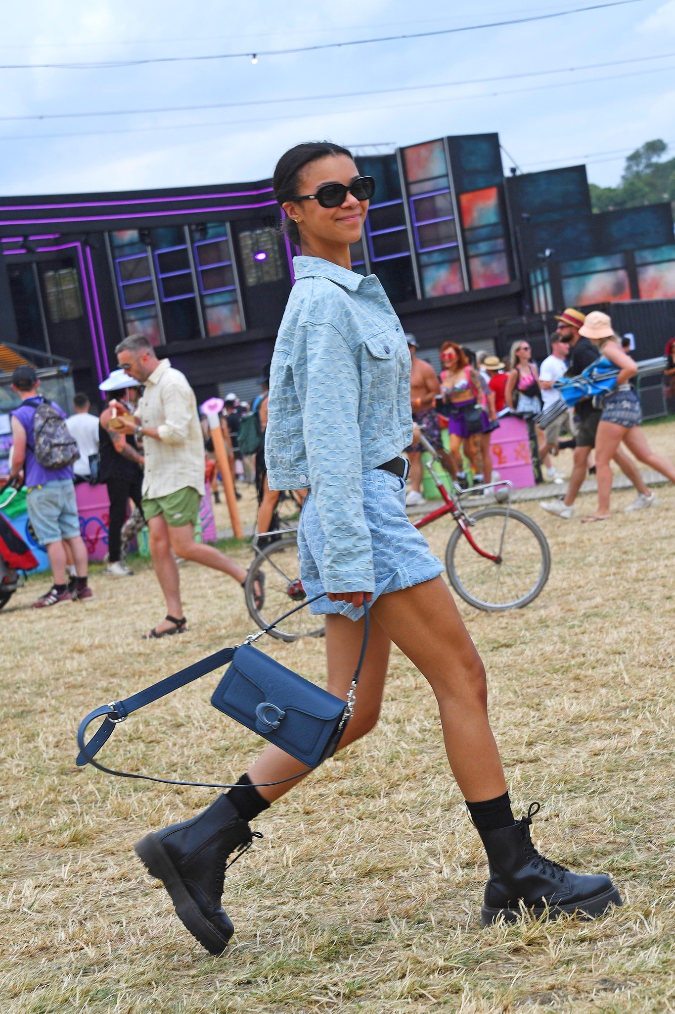 To the Glastonbury Festival, St. Vincent wore an adidas x Gucci