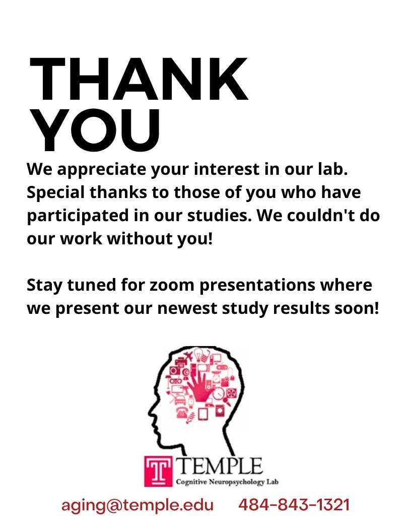 Temple University Cognitive Neuropsychology Laboratory