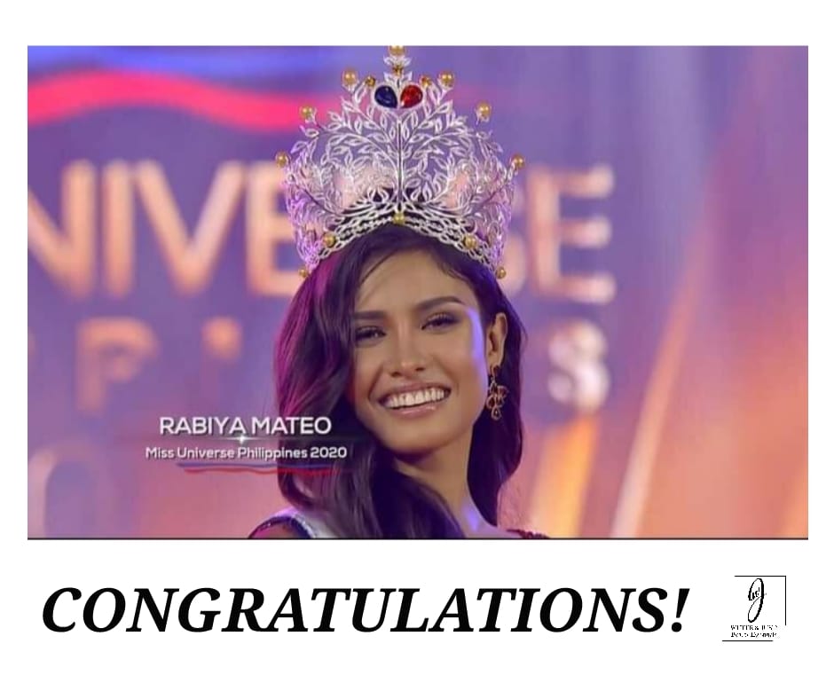 White & Just - Congratulations, Miss Rabiya Mateo of...