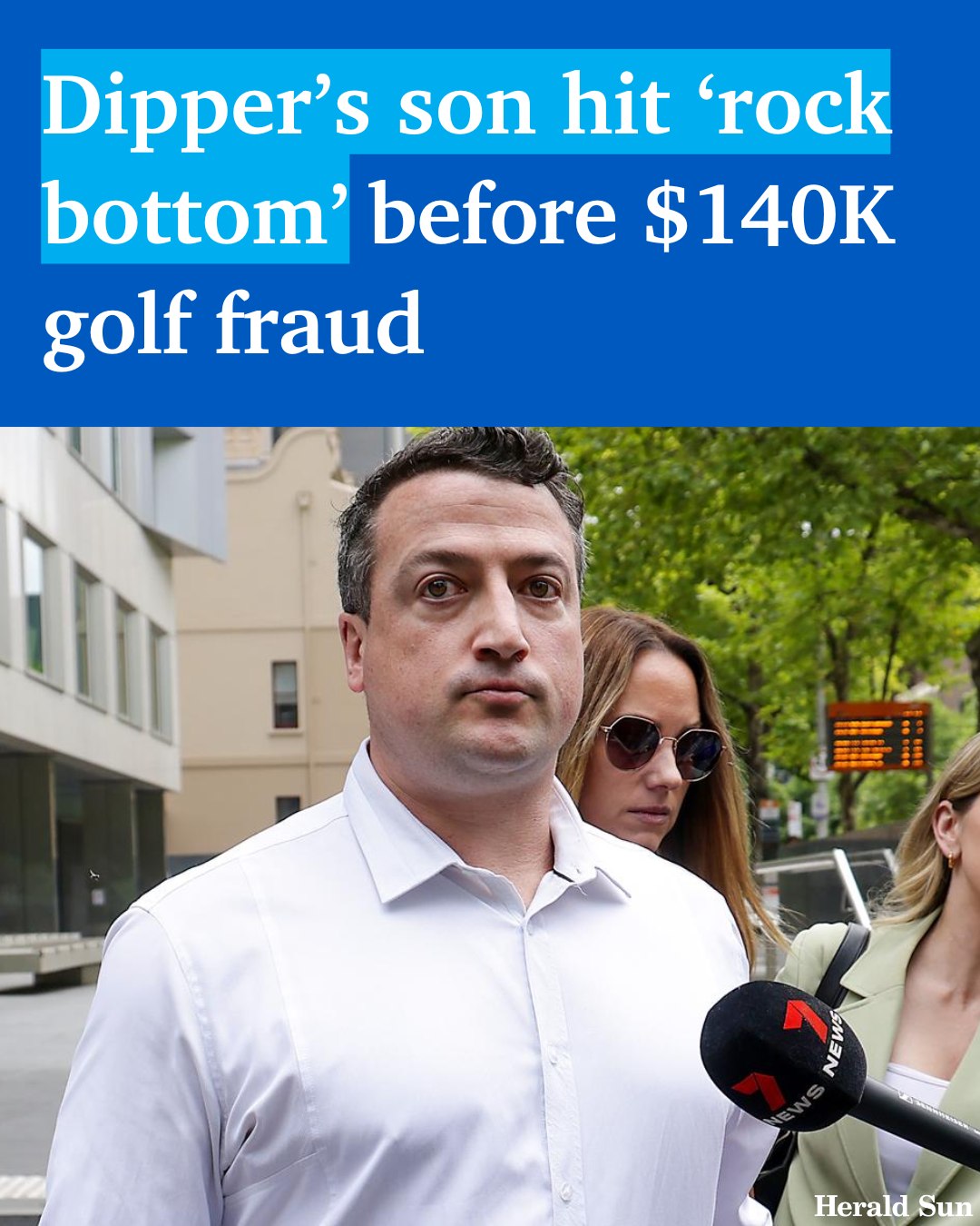 Herald - The boss of a golf company says the son of AFL great Robert ...