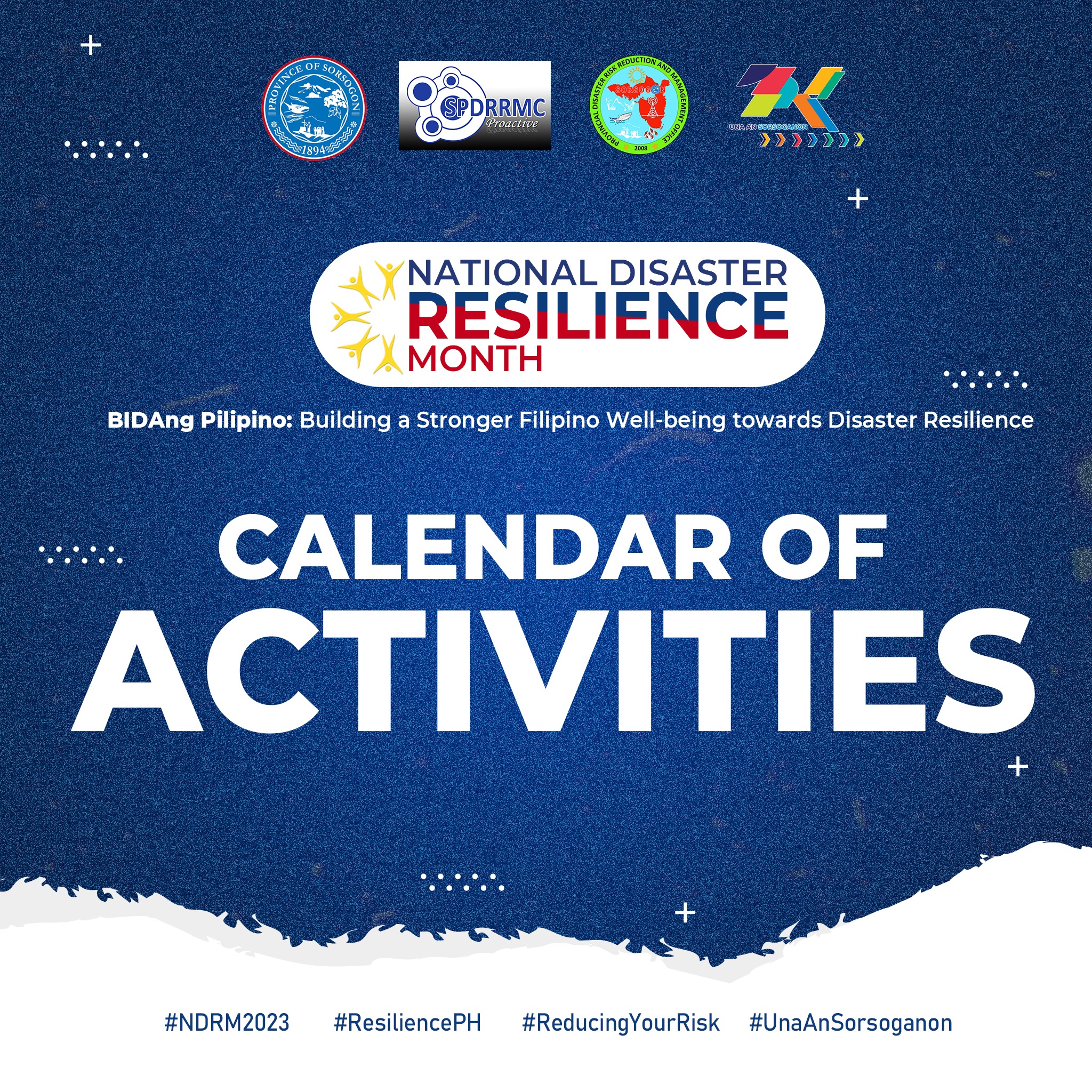 NATIONAL DISASTER RESILIENCE MONTH (NDRM) Calendar of Activities for ...