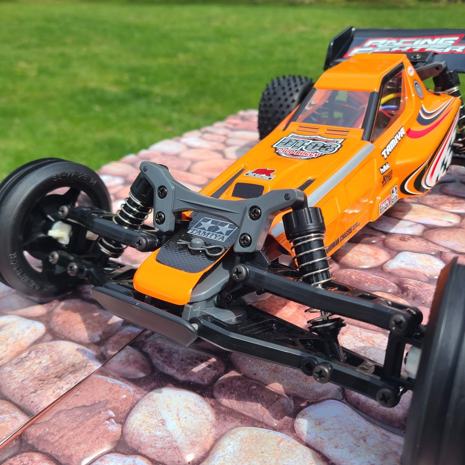 Tamiya DT-03, Racing Fighter.#2RCbudz #Tamiya #RC #RCbuggy