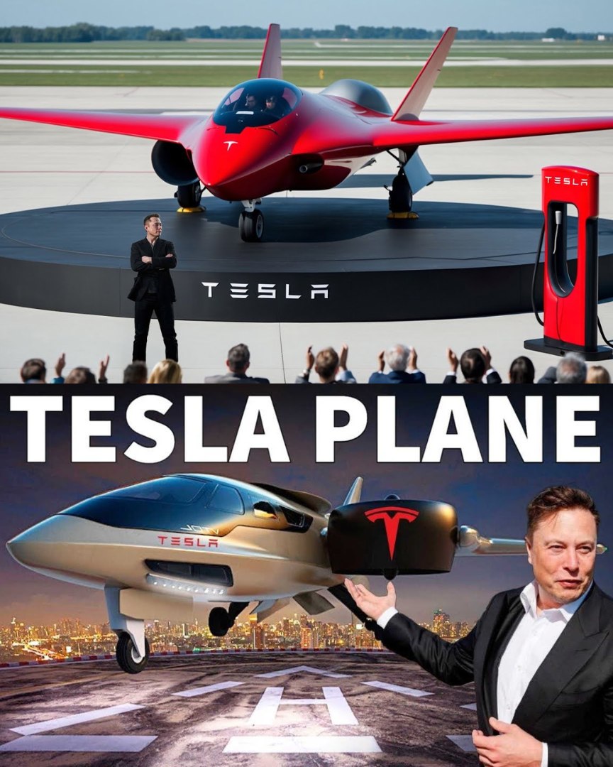 News - Elon Musk Unveils Groundbreaking Tesla Electric Plane – A Game ...