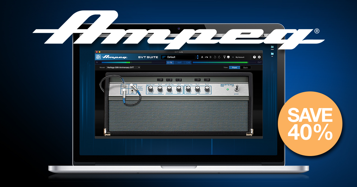 Purchase the Ampeg SVT Suite plugin between now and July 10 and 