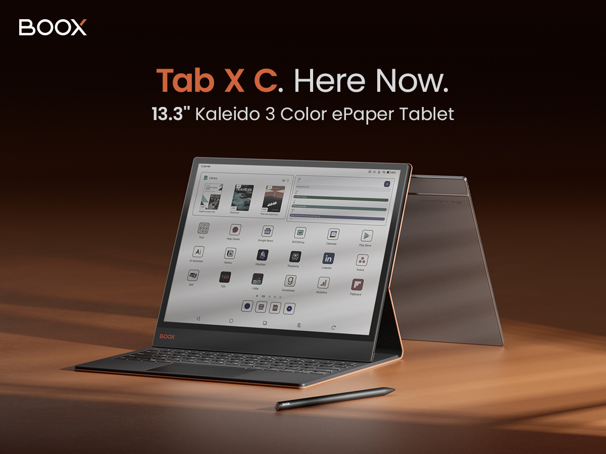 BOOX - 🎉🎉🎉Great news! Our all-new Tab X C, the 13.3” COLOR E