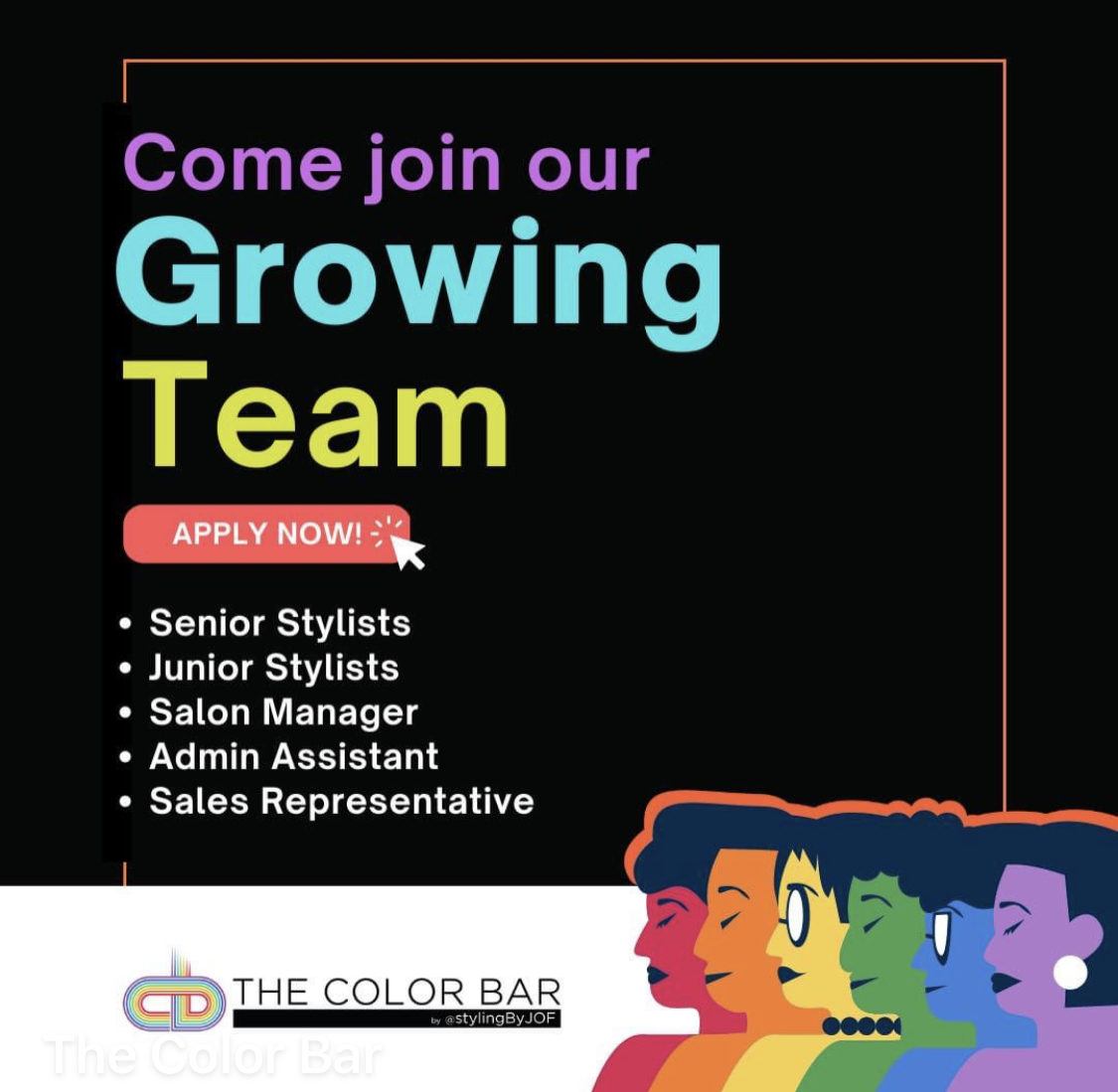 The Color Bar - WE ARE HIRING !!! WE ARE HIRING !!! WE...
