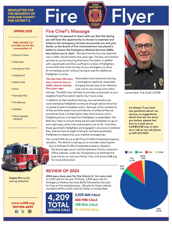 Fire 8 Flyer - Spring... - Spokane County Fire District 8